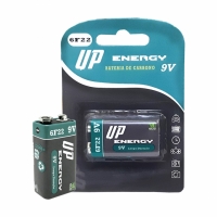 BATERIA 9V 6F22 UP ENERGY (CAIXA 10PCS)                           