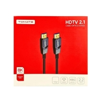 CABO HDMI 2.1 8K ULTRA HD CABO OPTICO ATIVO 50 METROS TOMATE      