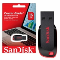 PEN DRIVE 16GB 2.0 CRUZER BLADE SANDISK                           