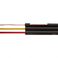 CABO PHILIPS STEREO 3X0,14MM CAPA 2,50 PRETO 100MTS IMFAP         