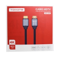 CABO HDMI 2.0 4K HDR 20 METROS MHD-4200 TOMATE                    