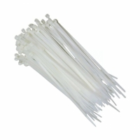 ABRACADEIRA DE NYLON 2,5X100MM BRANCA BOMVINK (100PCS)            