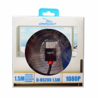 CABO HDMI 1.4 FULL HD 1080P S/ FILTRO 1,5 METROS D-H5200 GRASEP   