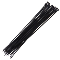 ABRACADEIRA DE NYLON 4.8X300MM PRETO LUATEK (100PCS)              