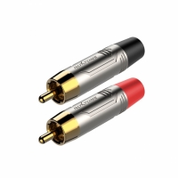 PLUG RCA METAL PROFISSIONAL RF2CS-NG ROXTONE PT/VM (PAR)          