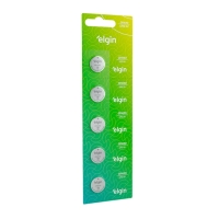 BATERIA LITHIUM CR1620 3V ELGIN (CARTELA 5 PCS)                   