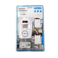 SENSOR DE PRESENCA SONORO C/ CONTROLE SC-190D IT-BLUE             