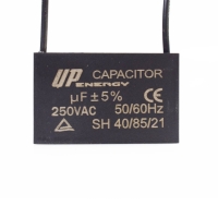 CAPACITOR DE PARTIDA P/ MOTOR 6,5UF 250VAC CBBB61 2 FIOS C/ ABA   