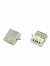 CONECTOR USB FEMEA C/SUPORTE PLACA 90                             