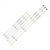 KIT BARRA DE LED LG 43LH5700/43LF5100/43LW300/43LX300 6 BARRAS    
