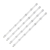 KIT BARRA DE LED TCL 50P65US/50P8M/50P65 4 BARRAS                 