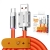 CABO USB TIPO C CARGA RAPIDA 30W 1,5 MTS CBX-U3C16TC LARANJA EXBOM