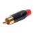 PLUG RCA PROFISSIONAL METAL PGRC0022 STORM VERMELHO (PCT. 10PCS)  