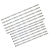 KIT BARRA DE LED SAMSUNG UN55JU6000 UN55JU6500 UN55JU6700 12 BARRA