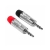 PLUG P2 STEREO PROFISSIONAL METAL CSR 3372 PRETO/VERMELHO         