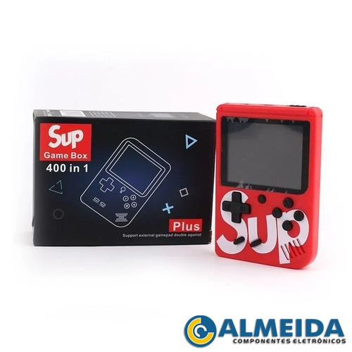 Mini Game Portátil com Controle Sup Game Box Plus 400 Jogos